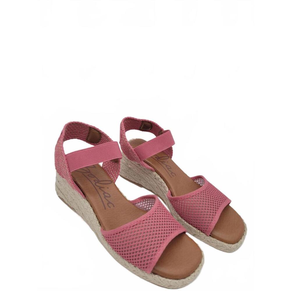 Zodiac Women's Size 8  Pink Espadrille Wedge Sandals